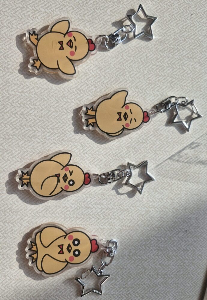 퍼블로그 키링들