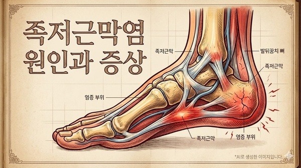 족저근막염 원인과 증상