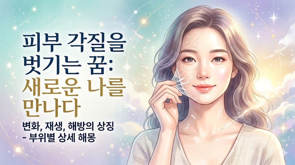 꿈해몽-각질 벗겨내는